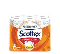 Scottex Quanto Basta - 6 Maxi rollos de papel de cocina