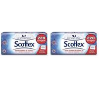 Scottex - Servilletas de una sola capa, tamaño familiar, presentes cada día en la mesa (Paquete de 2)