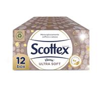 Scottex Ultra Soft Box pañuelos, 12 cajas de 80 pañuelos