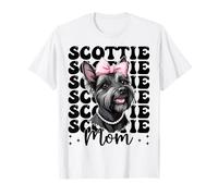 Scottie Mom Mama Scottish Terrier Dog - Coqueta para el día de la Madre Camiseta