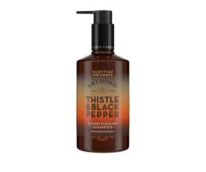 Scottish Fine Soaps Champú Thistle & Black Pepper 300 ml