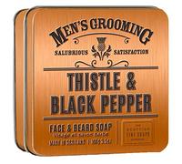 Scottish Fine Soaps Thistle & Black Pepper Face and Beard Soap