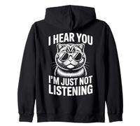 Scottish Fold Cat, Divertido Pliegue escocés Sudadera con Capucha