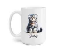 Scottish Fold Tazón De Café Novedad Tazón Graciosa Tazas De Regalo Regalos Divertidos Para Familiares Novios Oficina 330Ml
