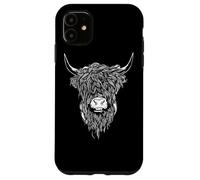 Scottish Highland Cattle Cow Bull Head Breeder Carcasa para iPhone 11
