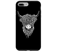 Scottish Highland Cattle Cow Bull Head Breeder Carcasa para iPhone 7 Plus/8 Plus