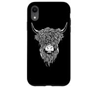 Scottish Highland Cattle Cow Bull Head Breeder Carcasa para iPhone XR