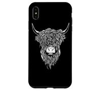 Scottish Highland Cattle Cow Bull Head Breeder Carcasa para iPhone XS MAX