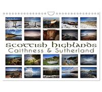 Scottish Highlands - Caithness & Sutherland / UK-Version (Wall Calendar 2026 DIN A4 landscape), CALVENDO 12 Month Wall Calendar: 72 stunning photographs from Caithness & Sutherland