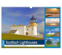 Scottish Lighthouses - beacons along the coast of Scotland (Wall Calendar 2026 DIN A3 landscape), CALVENDO 12 Month Wall Calendar: The most beautiful lighthouses on Scotland's coasts.