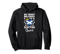 Scottish Queen Scottish Wife Girlfriend Scotland Flag Sudadera con Capucha