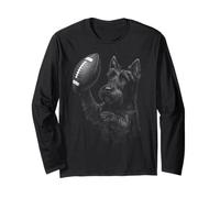 Scottish Terrier Americano Fútbol Americano Deportes per Manga Larga