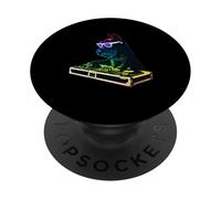 Scottish Terrier, DJ, Fiesta Musical, Amante de los Perros PopSockets PopGrip Adhesivo