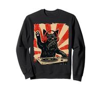 Scottish Terrier, DJ, música house, retro, amante de los perros Sudadera