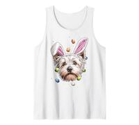 Scottish Terrier Scottie - Huevos de Conejo con Orejas de Conejo Camiseta sin Mangas