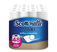 Scottonelle Papel higiénico suave y acolchado, paquete de 48 rollos maxi (4 x 12)