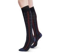 Scottsh Knee-High 100DENARI BLUE NAVY Talla L