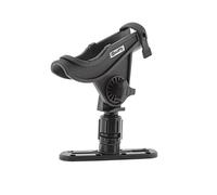 Scotty #282-BK - Soporte para caña de pescar con cabezal de engranaje y pista (negro)