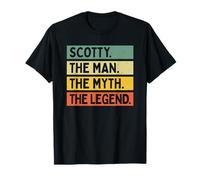 Scotty The Man The Myth The Legend Cita Personalizada Divertida Camiseta