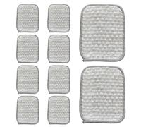 Scouring Pads - 10 Pieces Double Sided Dishcloth Scrubber, Non-Scratch Cleaning Sponge | Efficient Grease Removal, Long-Lasting Use, Gentle on Surfaces, Ideal for Kitchen, Home, Pots, 16cm x 12cm