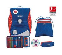 Scout Alpha Bundesliga Juego de mochilas escolares 6 piezas azul