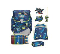 Scout Alpha Juego de mochilas escolares 4 piezas azul