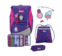 Scout Alpha Juego de mochilas escolares 4 piezas lila