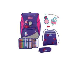 Scout Alpha Juego de mochilas escolares 4 piezas lila