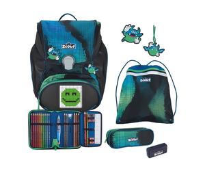Scout Alpha Juego de mochilas escolares 5 piezas azul