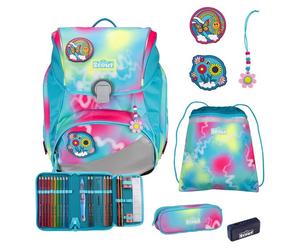 Scout Alpha Safety Light Juego de mochilas escolares 5 piezas azul