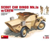 Scout Car Dingo Mk 1A Con Tripulación 1:35 Kit De Modelo De Plástico MINIART