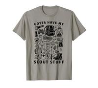Scout Cosas exploradores BSA Cub Scout al Aire Libre Engranaje ilustración Camiseta