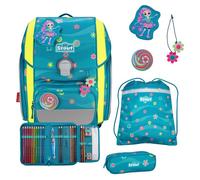 Scout Genius Juego de mochilas escolares 4 piezas azul petróleo