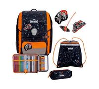 Scout Genius Juego de mochilas escolares 4 piezas naranja