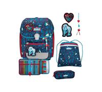 Scout Juego de mochilas escolares LED Genius 4pcs. White Unicorn (TAS039777)
