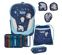 Scout Juego de mochilas LED Sunny II 4pcs. azul petróleo