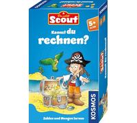 Scout - Kannst du rechnen: Piratenstarke Schatzsuche. Mitbringspiel für 2-4 Spieler