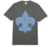 Scout Law Fleur De lis Typography Scouting Comfort Colors Adult Heavyweight T-Shirt