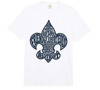 Scout Law Fleur De lis Typography Scouting Comfort Colors Adult Heavyweight T-Shirt