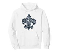 Scout Law Fleur De lis Typography Scouting Sudadera con Capucha