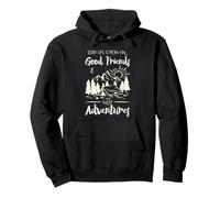 Scout Life Buenos Amigos Grandes Aventuras Camping Aire Libre Sudadera con Capucha