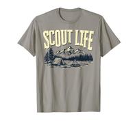 Scout Life Camping Retro Scouting Graphic Camiseta