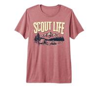 Scout Life Camping Retro Scouting Graphic Camiseta Premium