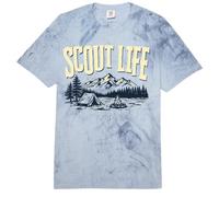 Scout Life Camping Retro Scouting Graphic Comfort Colors Adult Heavyweight T-Shirt