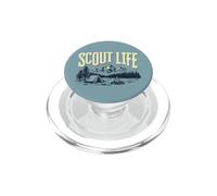 Scout Life Camping Retro Scouting Graphic PopSockets PopGrip para MagSafe