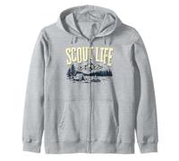 Scout Life Camping Retro Scouting Graphic Sudadera con Capucha