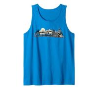 Scout Life Vintage Train & Nature Locomotive Graphic Camiseta sin Mangas