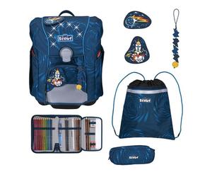 Scout Micro Juego de mochilas escolares 5 piezas azul