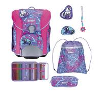 Scout Micro Juego de mochilas escolares 5 piezas rosa