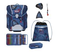 Scout Micro Juego de mochilas escolares 7 piezas azul